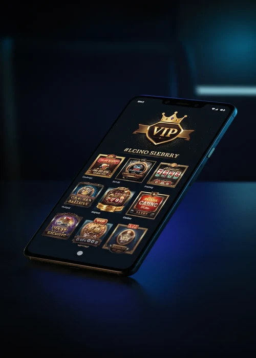 Écran d'accueil Simsino présentant la sélection de jeux premium